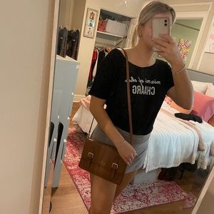 Kate spade tan leather crossbody